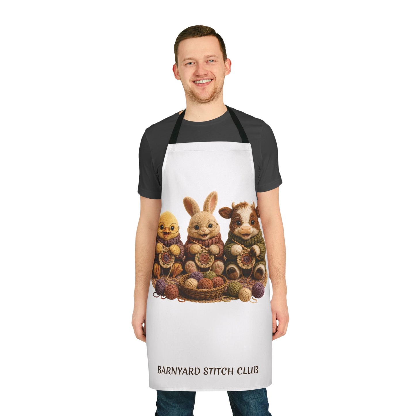 Chick, Bunny, Cow Crocheting — Barnyard Stitch Club Apron