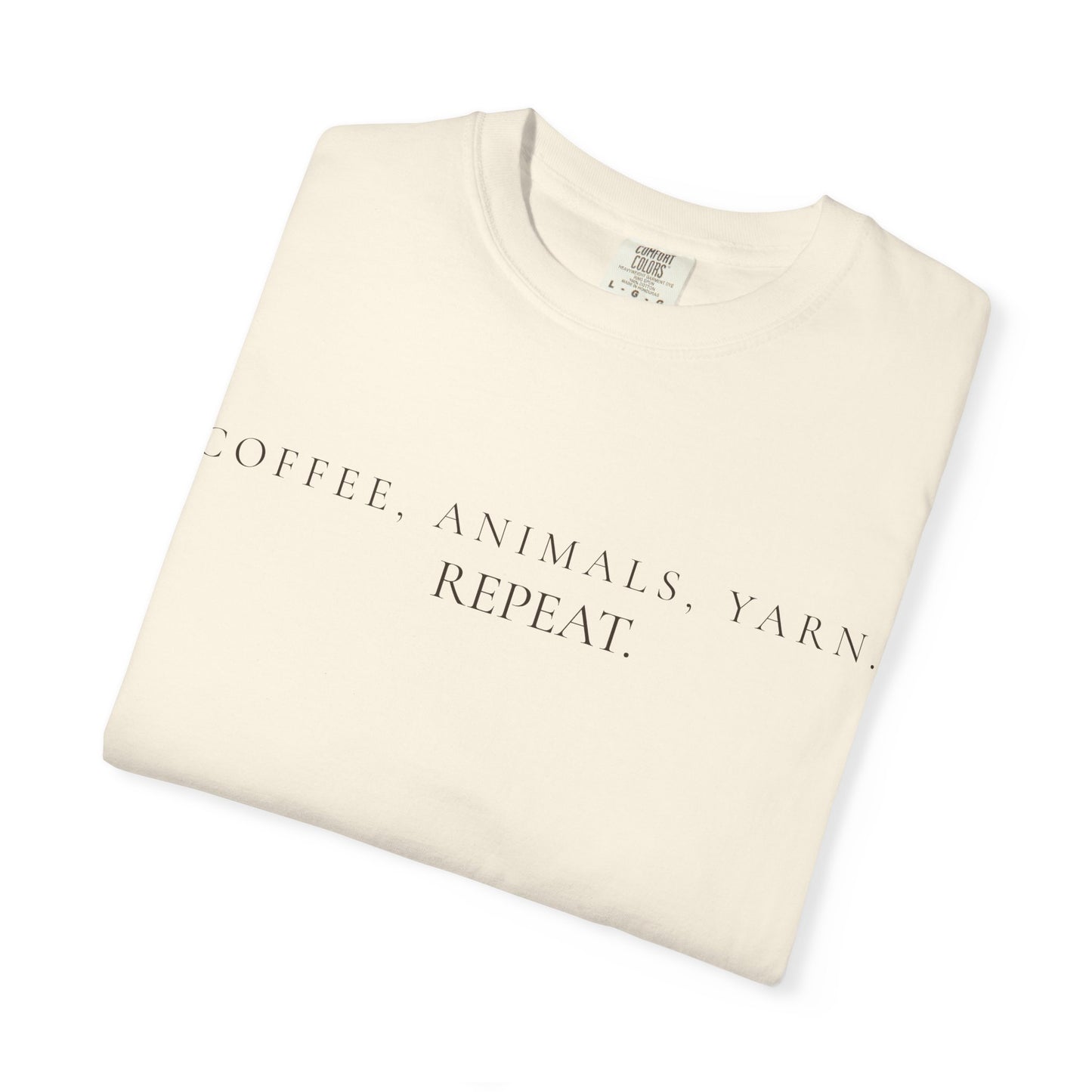 Coffee Animals Yarn. Repeat. — Wit & Wisdom T-Shirt