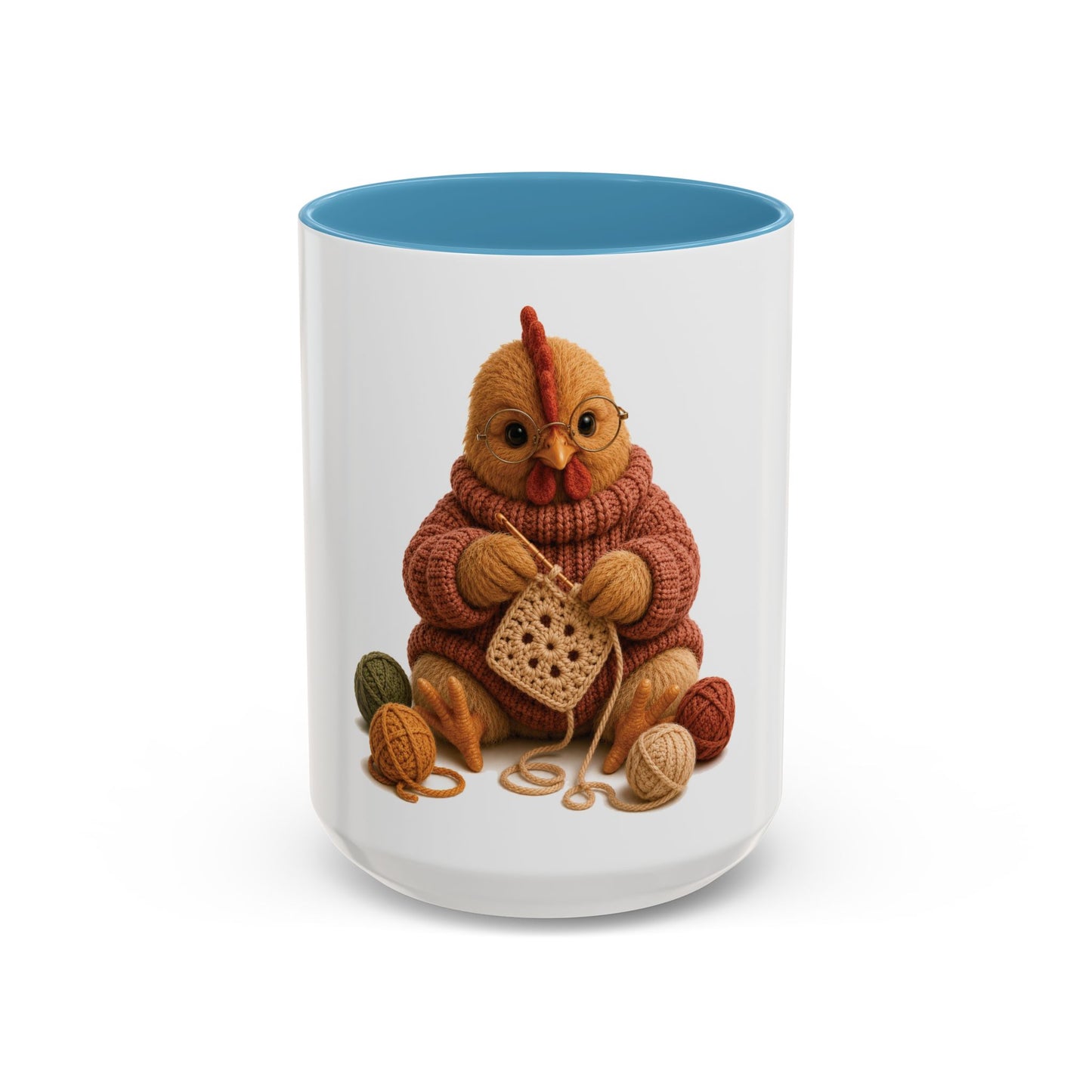 Chicken Crocheting Mug - Barnyard Stitch Club Mug (11/15oz)
