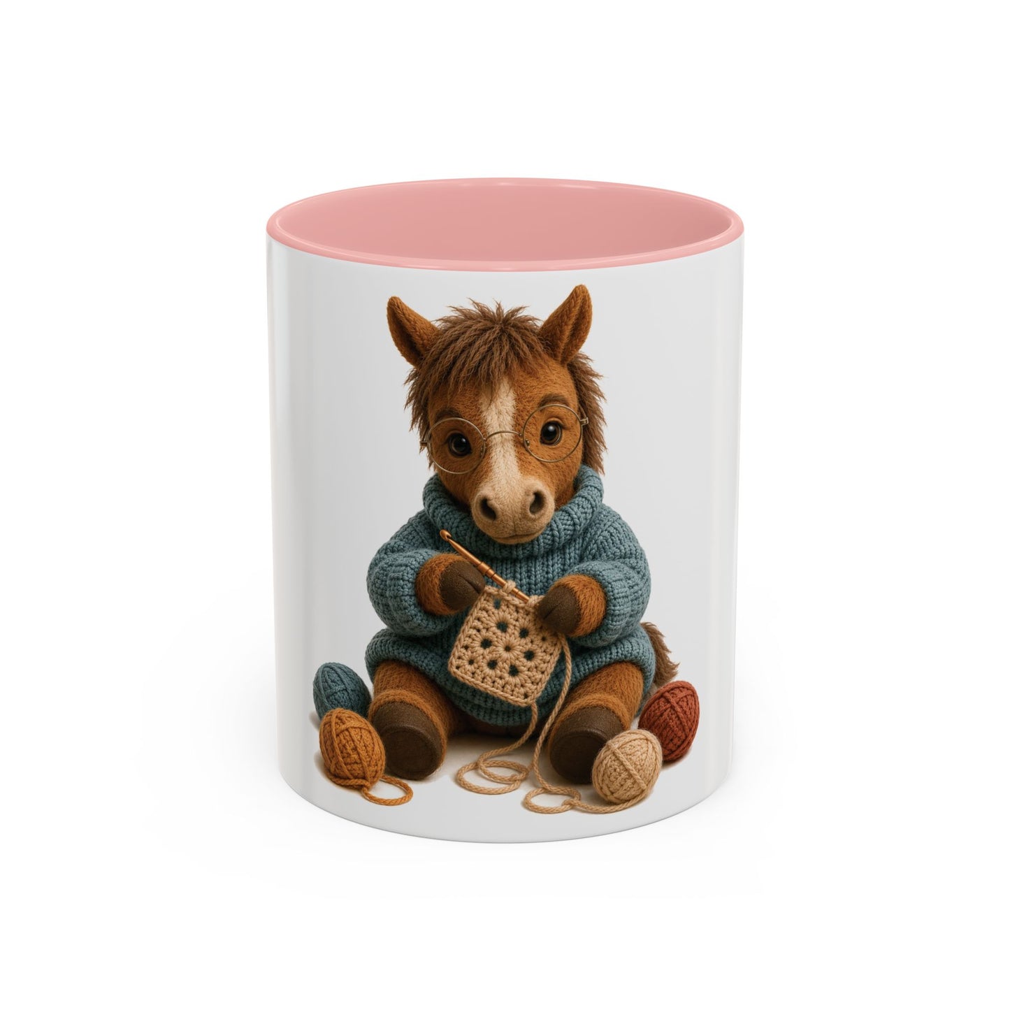 Horse Crocheting Mug — Barnyard Stitch Club Mug (11/15oz)