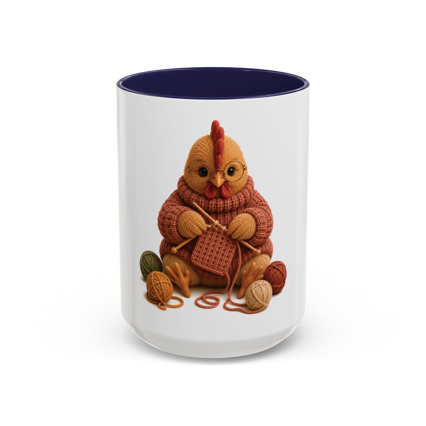 Chicken Knitting Mug — Barnyard Stitch Club Mug (11/15oz)