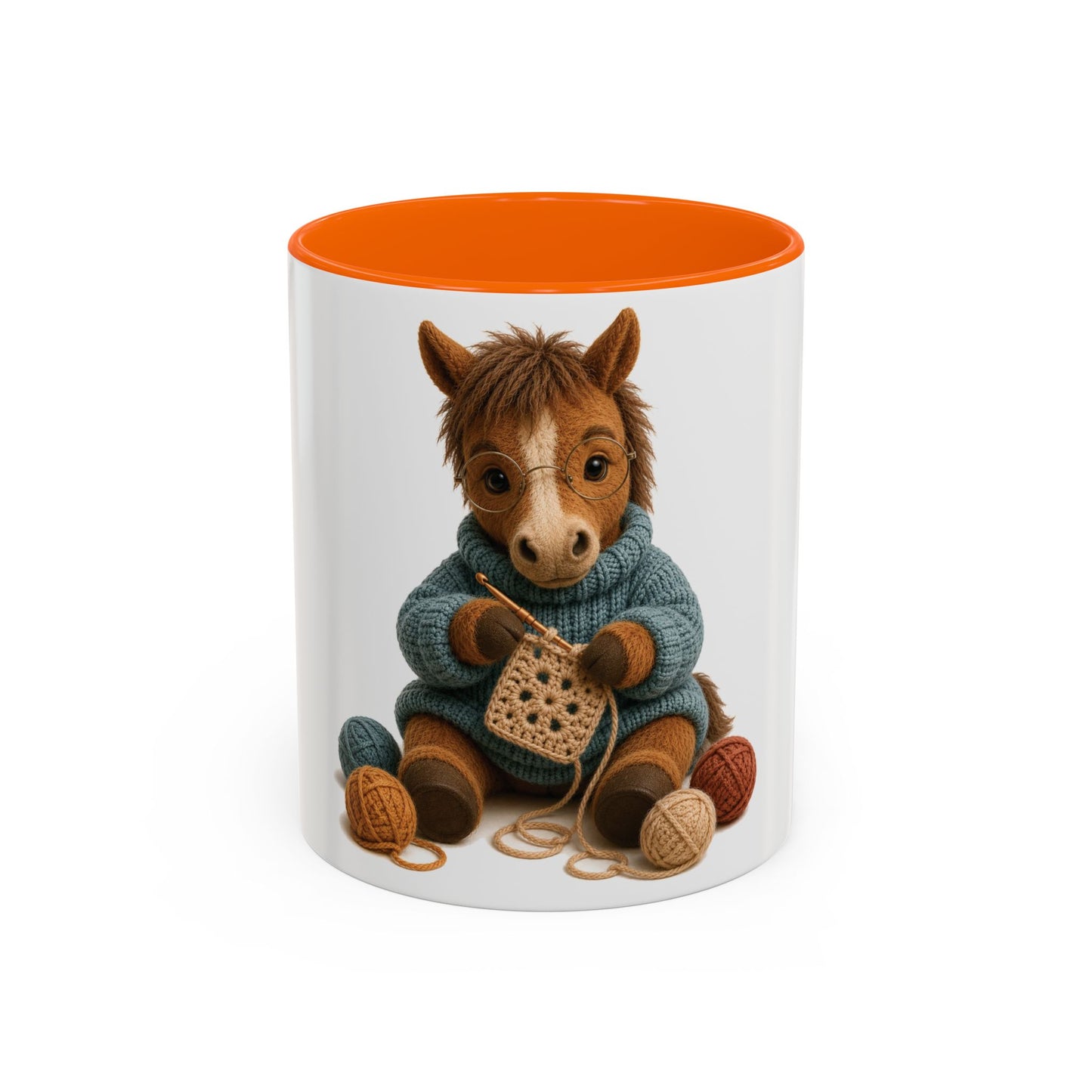 Horse Crocheting Mug — Barnyard Stitch Club Mug (11/15oz)