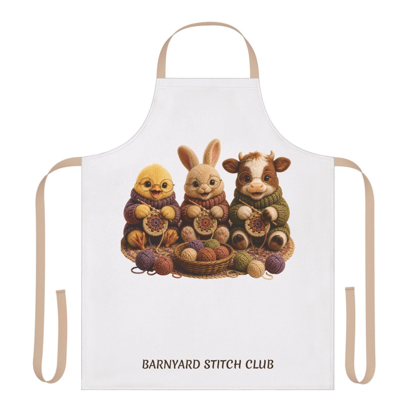 Chick, Bunny, Cow Crocheting — Barnyard Stitch Club Apron