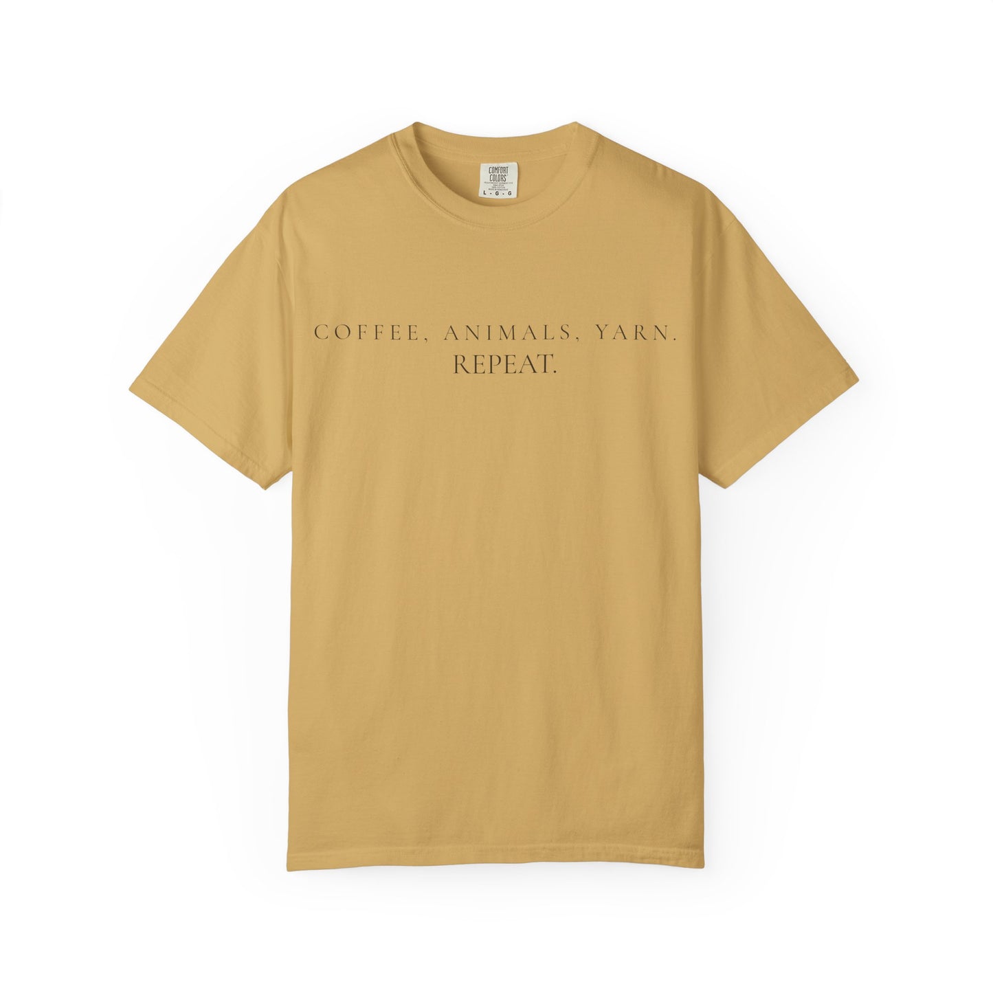 Coffee Animals Yarn. Repeat. — Wit & Wisdom T-Shirt