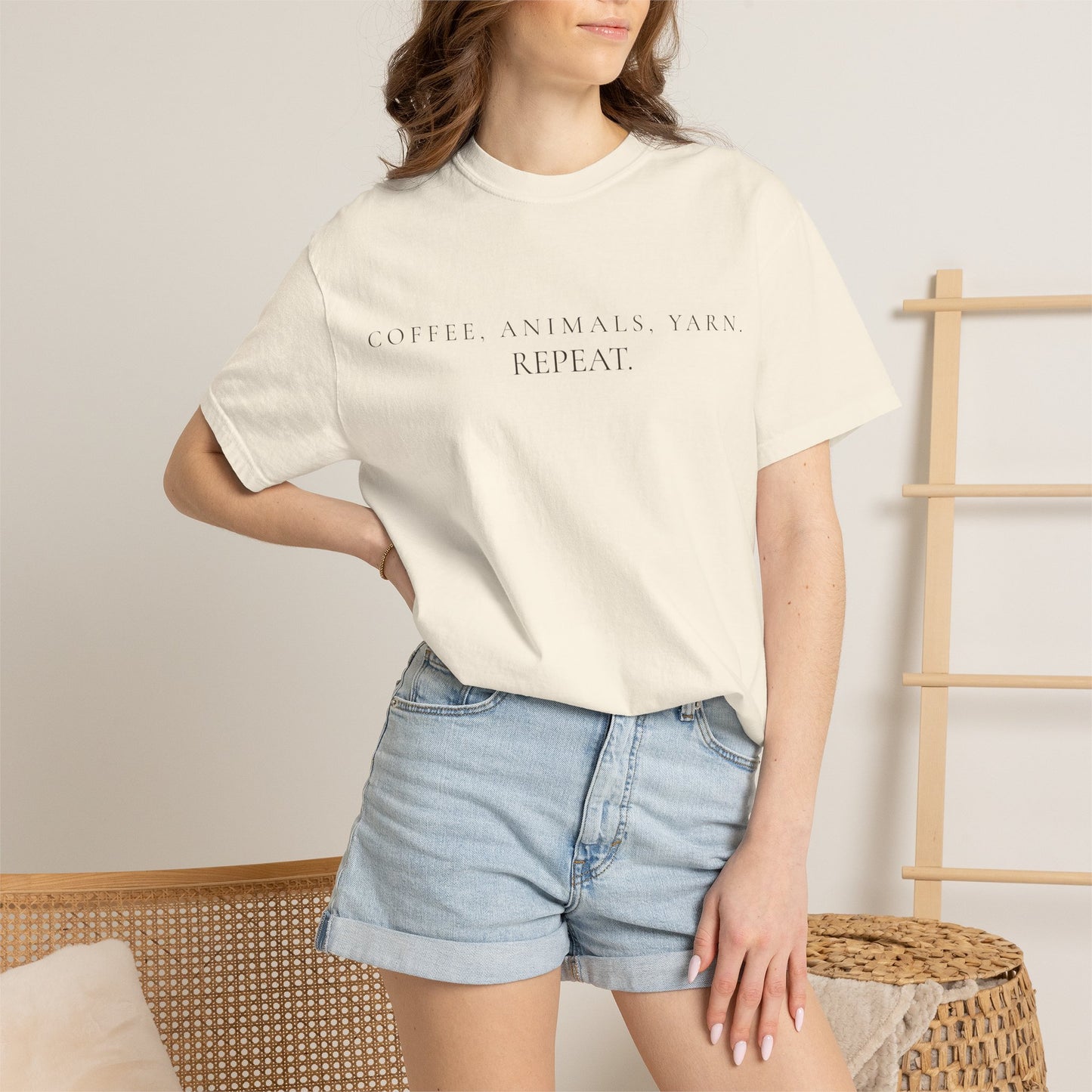 Coffee Animals Yarn. Repeat. — Wit & Wisdom T-Shirt