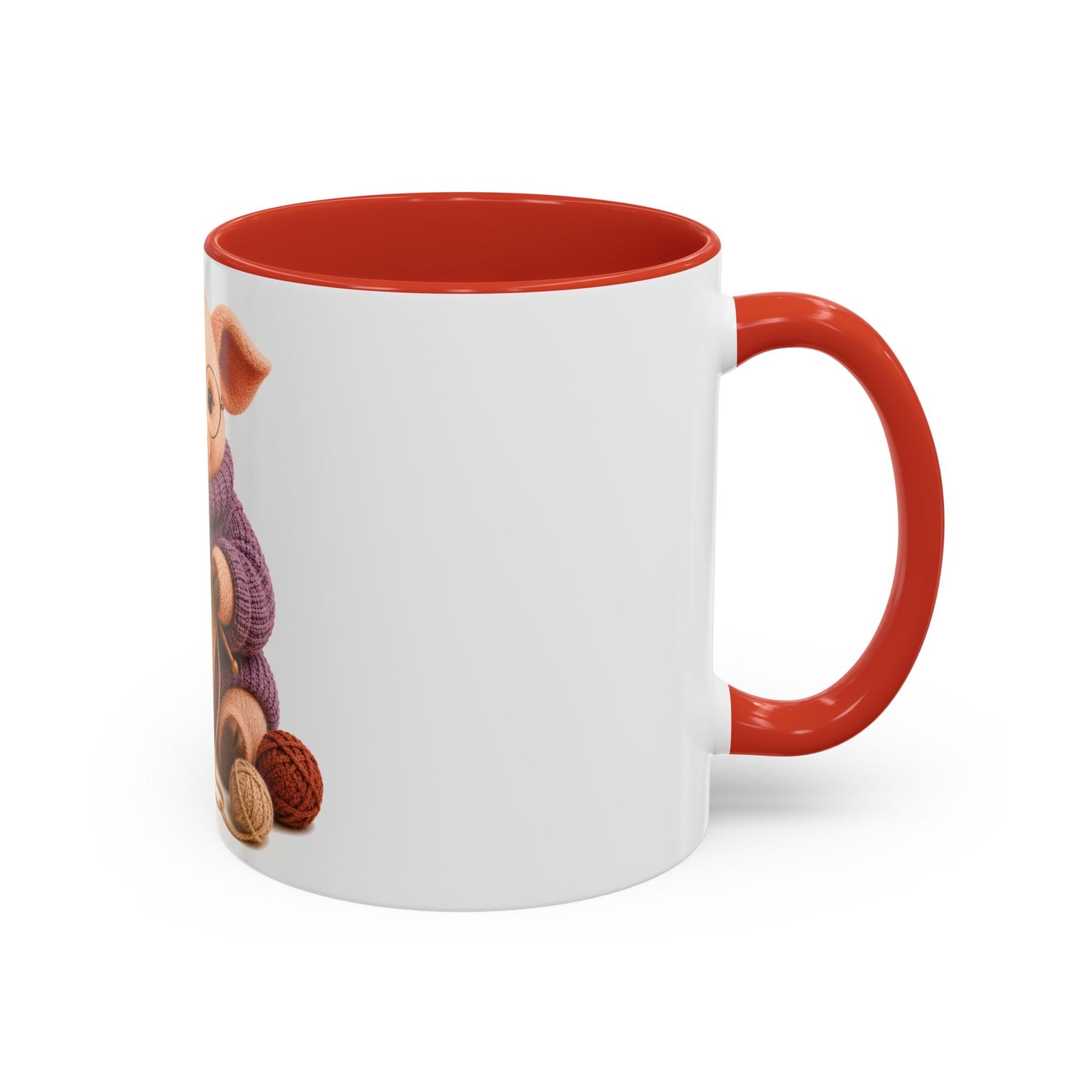 Pig Knitting Mug — Barnyard Stitch Club Mug (11/15oz)