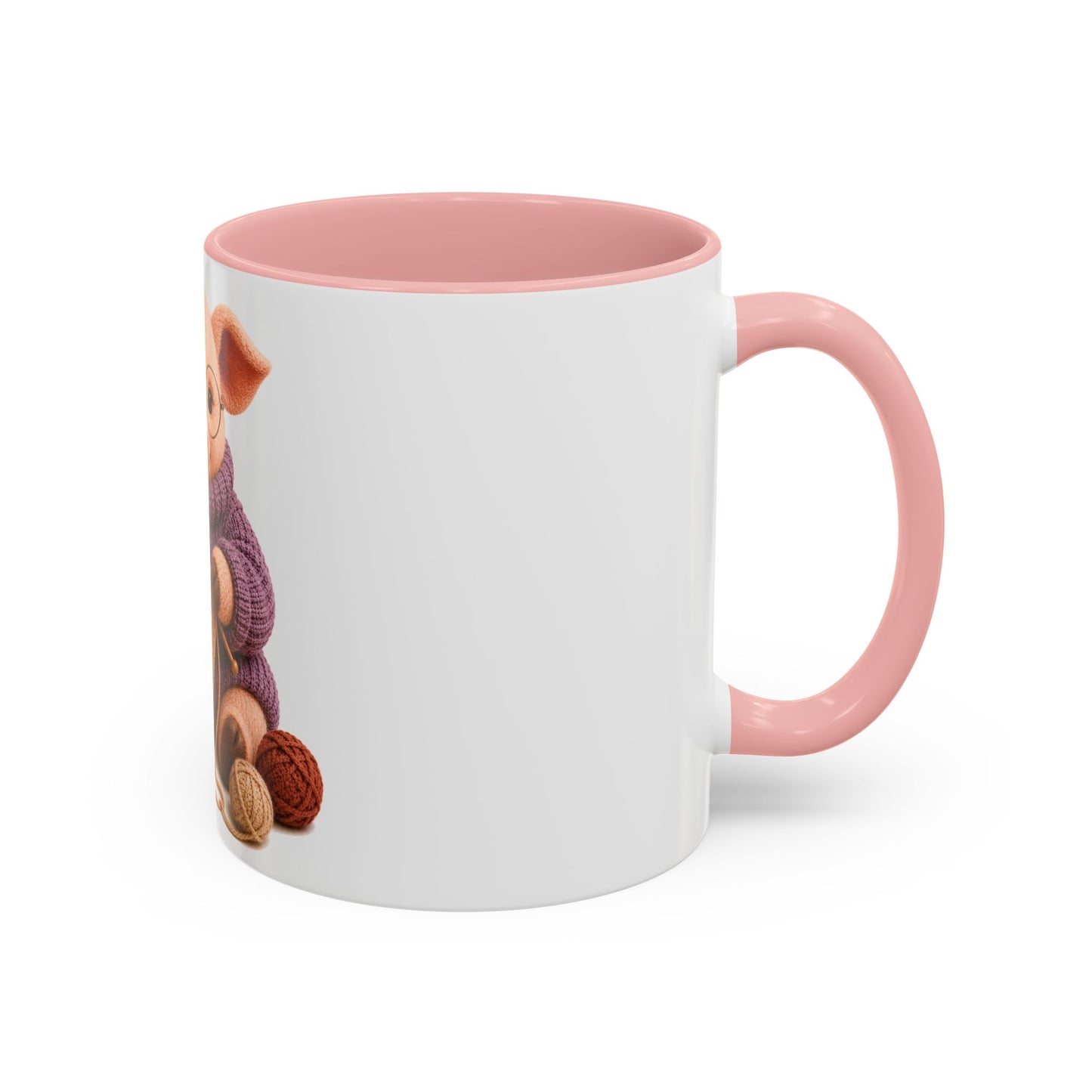 Pig Knitting Mug — Barnyard Stitch Club Mug (11/15oz)
