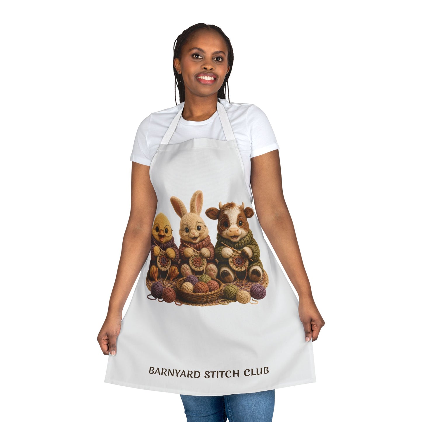 Chick, Bunny, Cow Crocheting — Barnyard Stitch Club Apron