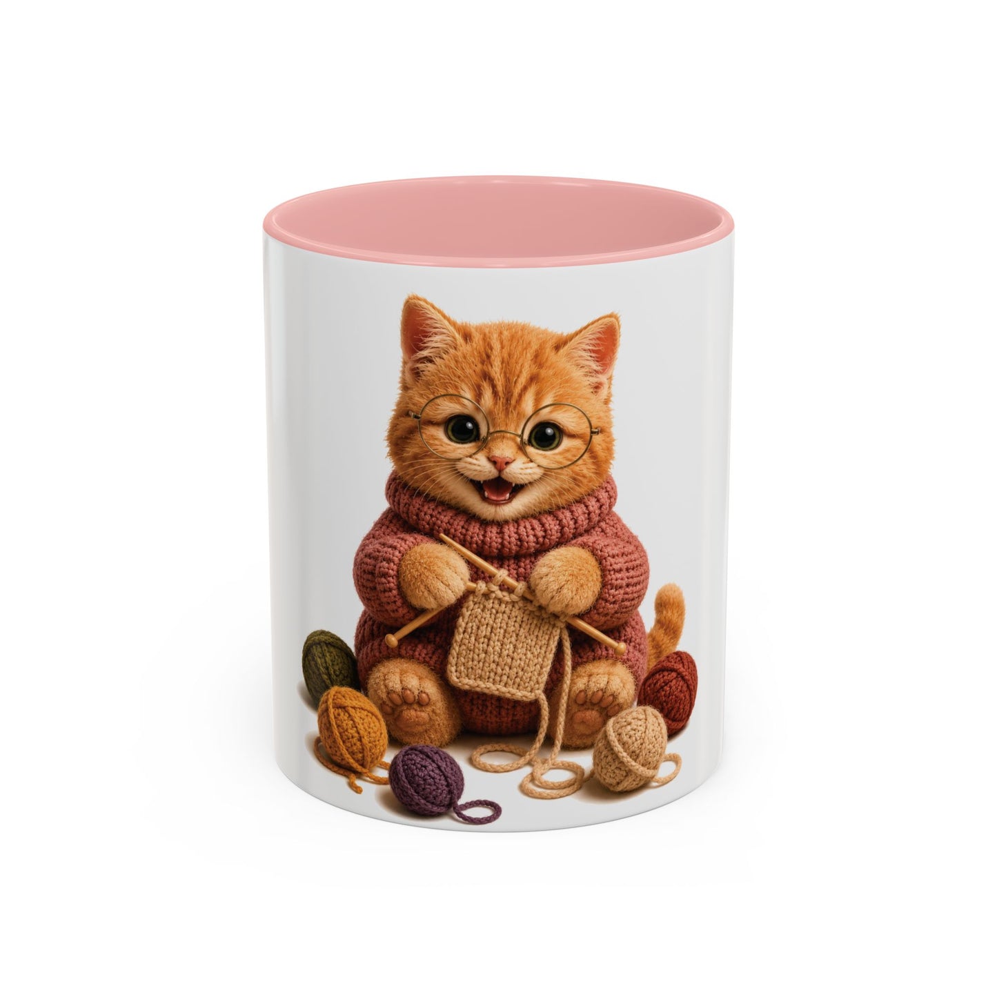 Cat Knitting Mug —Barnyard Stitch Club Mug (11/15oz)