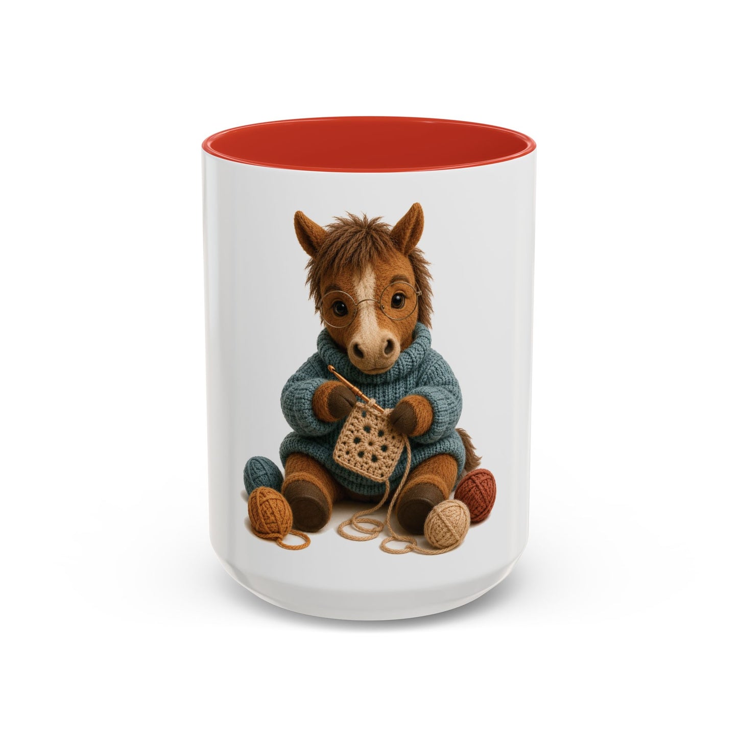 Horse Crocheting Mug — Barnyard Stitch Club Mug (11/15oz)