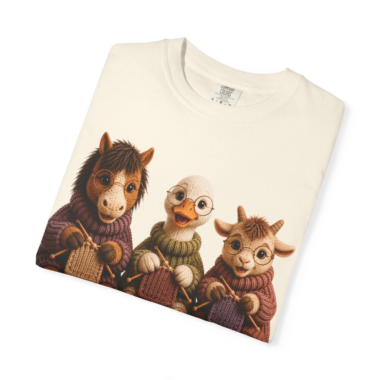 Horse, Goose, Goat Knitting– Barnyard Stitch Club T‑Shirt
